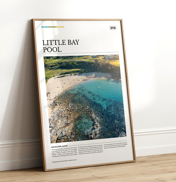 Little Bay Pool Editorial Poster - Australia Unseen