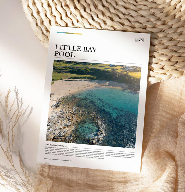Little Bay Pool Editorial Poster - Australia Unseen