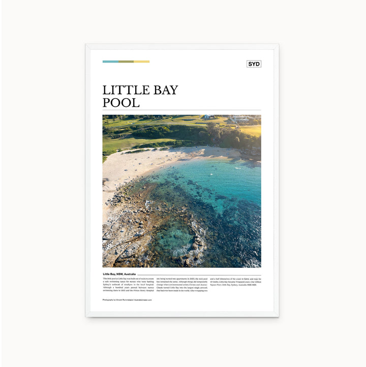 Little Bay Pool Editorial Poster - Australia Unseen