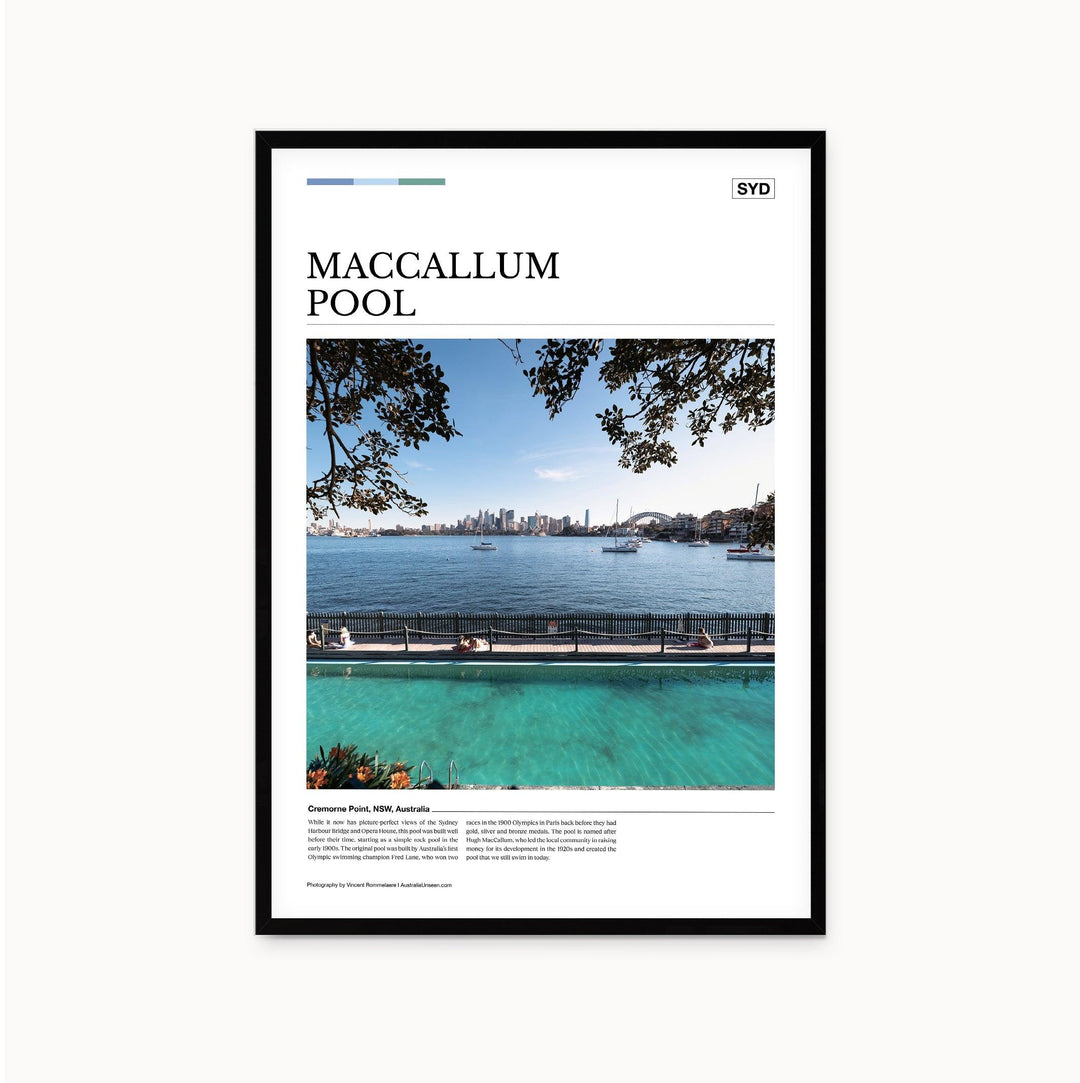 Maccallum Pool Editorial Poster - Australia Unseen