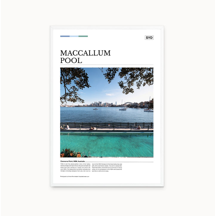 Maccallum Pool Editorial Poster - Australia Unseen