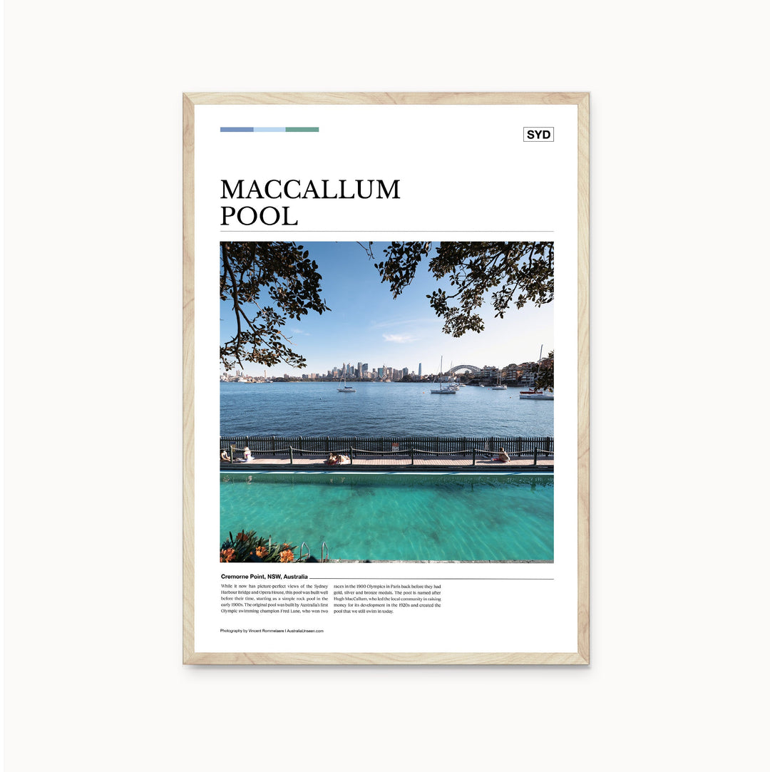 Maccallum Pool Editorial Poster - Australia Unseen