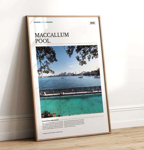 Maccallum Pool Editorial Poster - Australia Unseen