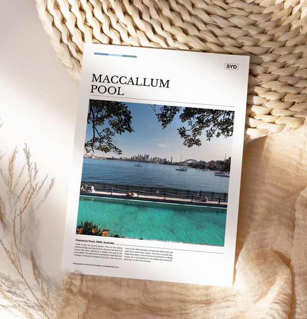 Maccallum Pool Editorial Poster - Australia Unseen