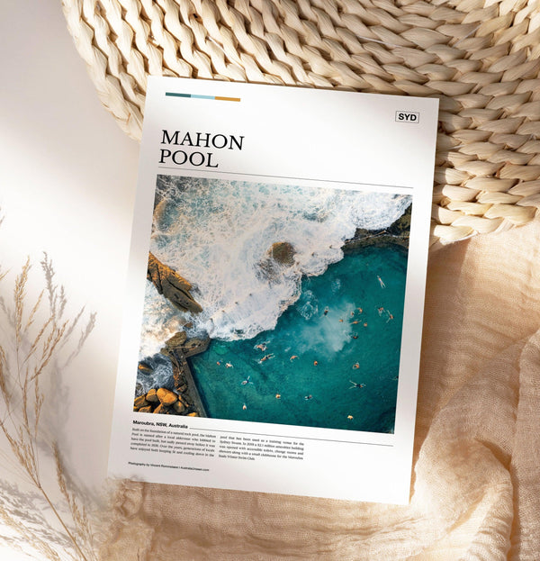 Mahon Pool Editorial Poster - Australia Unseen