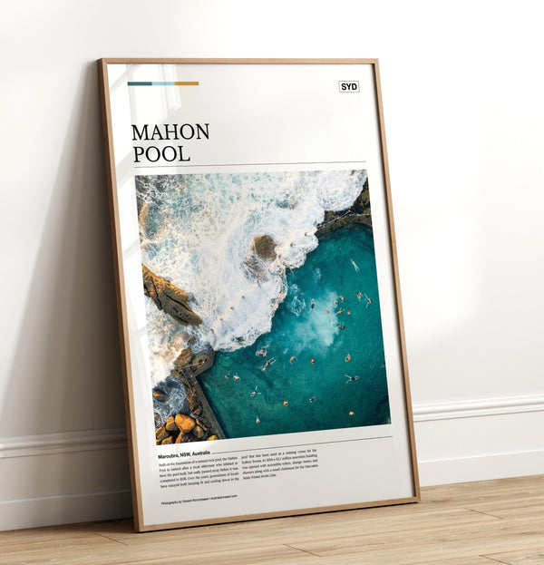 Mahon Pool Editorial Poster - Australia Unseen