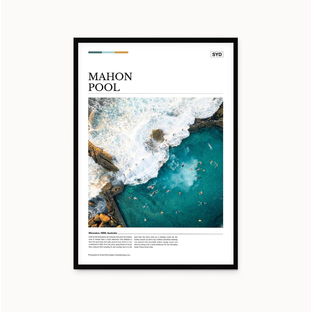 Mahon Pool Editorial Poster - Australia Unseen