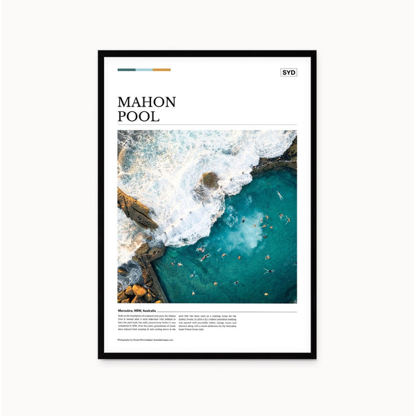 Mahon Pool Editorial Poster - Australia Unseen