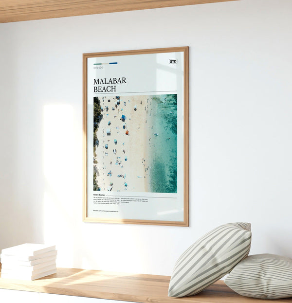 Malabar Beach Editorial Poster - Australia Unseen