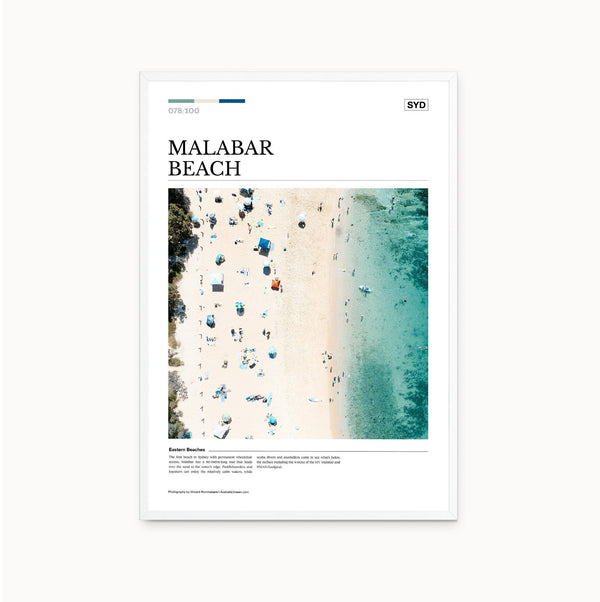 Malabar Beach Editorial Poster - Australia Unseen
