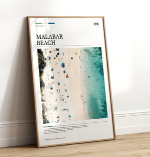 Malabar Beach Editorial Poster - Australia Unseen