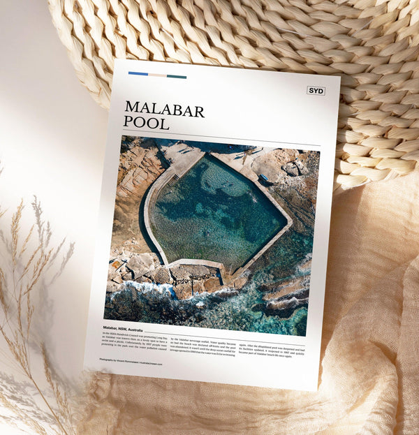Malabar Pool Editorial Poster - Australia Unseen