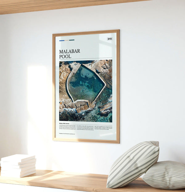 Malabar Pool Editorial Poster - Australia Unseen