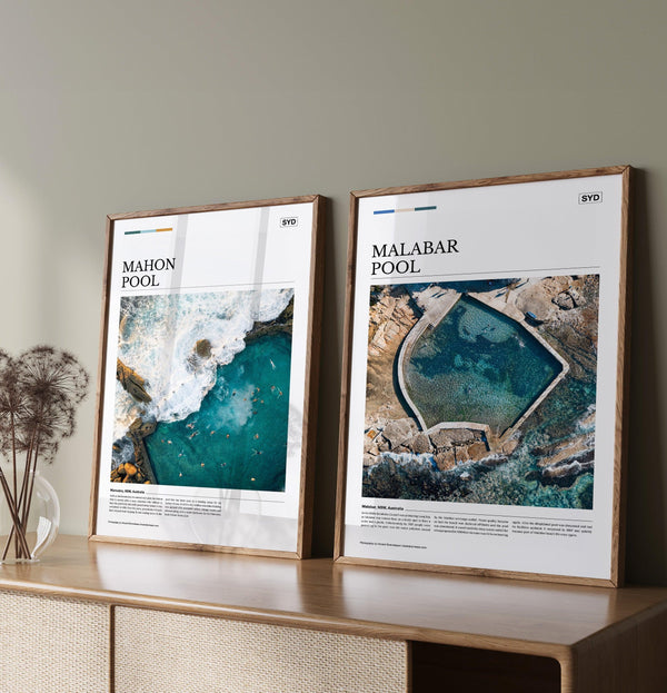 Malabar Pool Editorial Poster - Australia Unseen