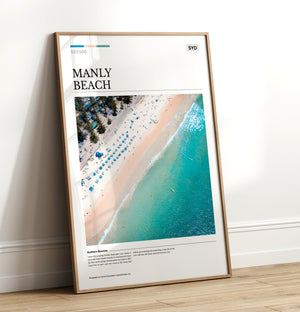 Manly Beach Editorial Poster - Australia Unseen