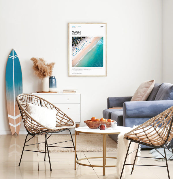 Manly Beach Editorial Poster - Australia Unseen