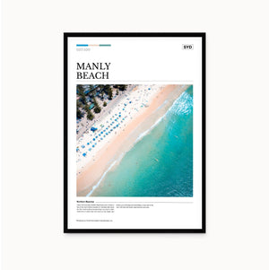 Manly Beach Editorial Poster - Australia Unseen