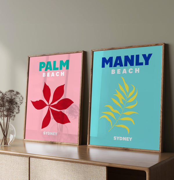 Manly Beach Poster - Australia Unseen