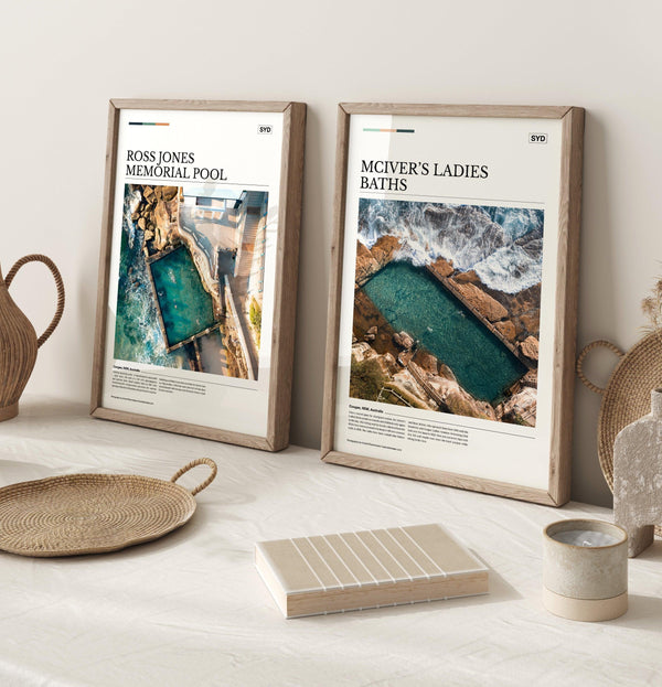 McIver’s Ladies Baths Editorial Poster - Australia Unseen