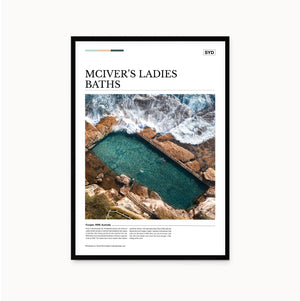 McIver’s Ladies Baths Editorial Poster - Australia Unseen