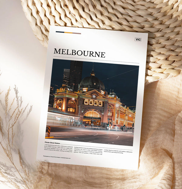 Melbourne Editorial Poster - Australia Unseen
