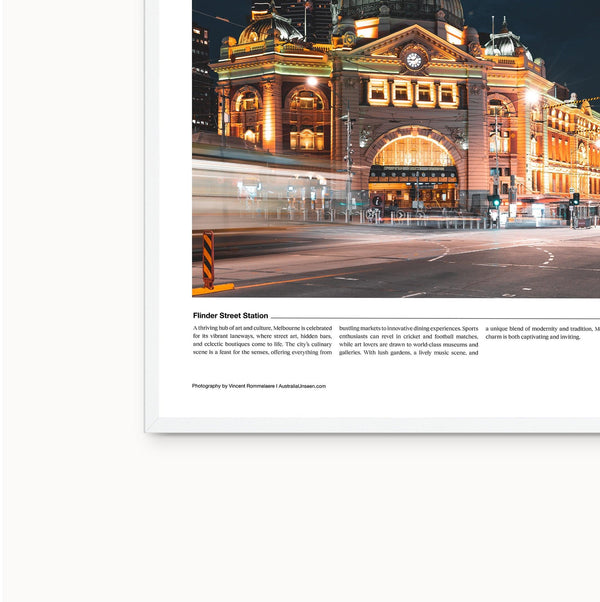 Melbourne Editorial Poster - Australia Unseen