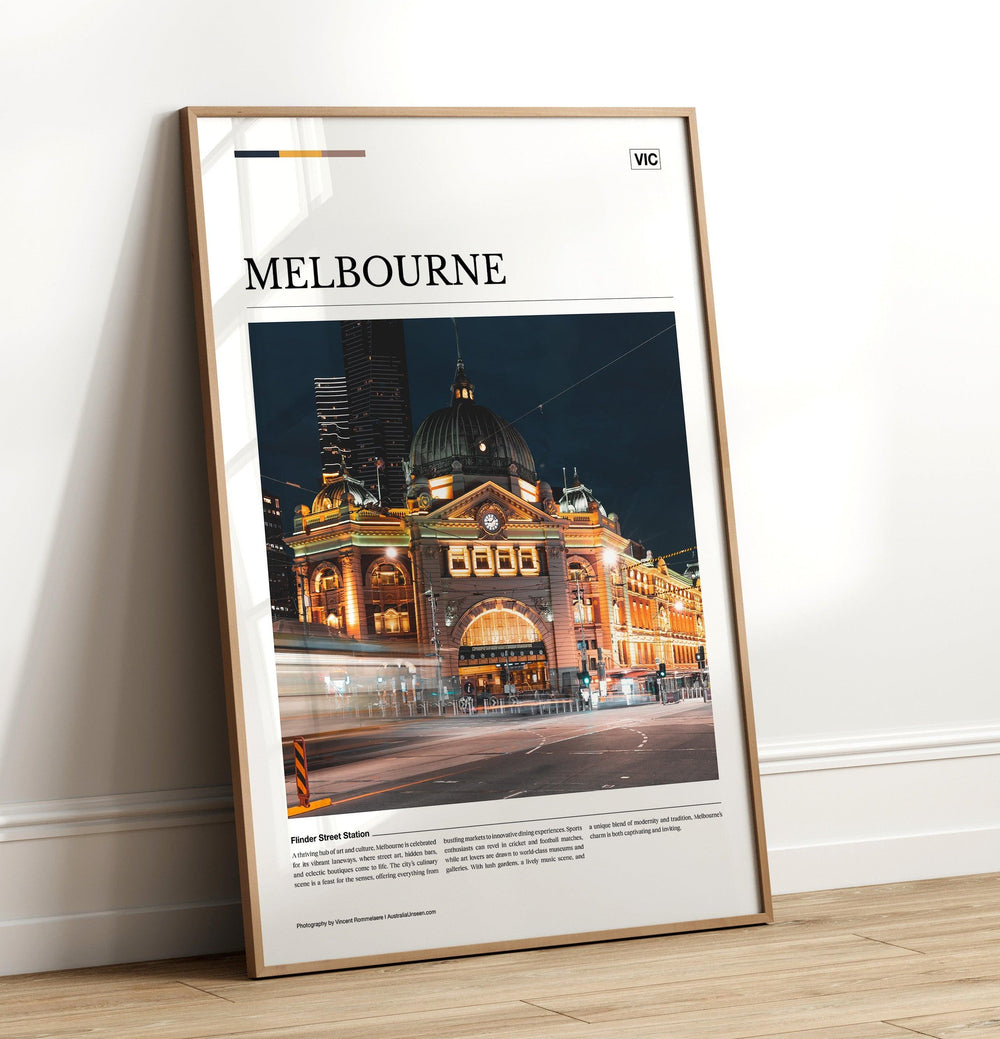 Melbourne Editorial Poster - Australia Unseen