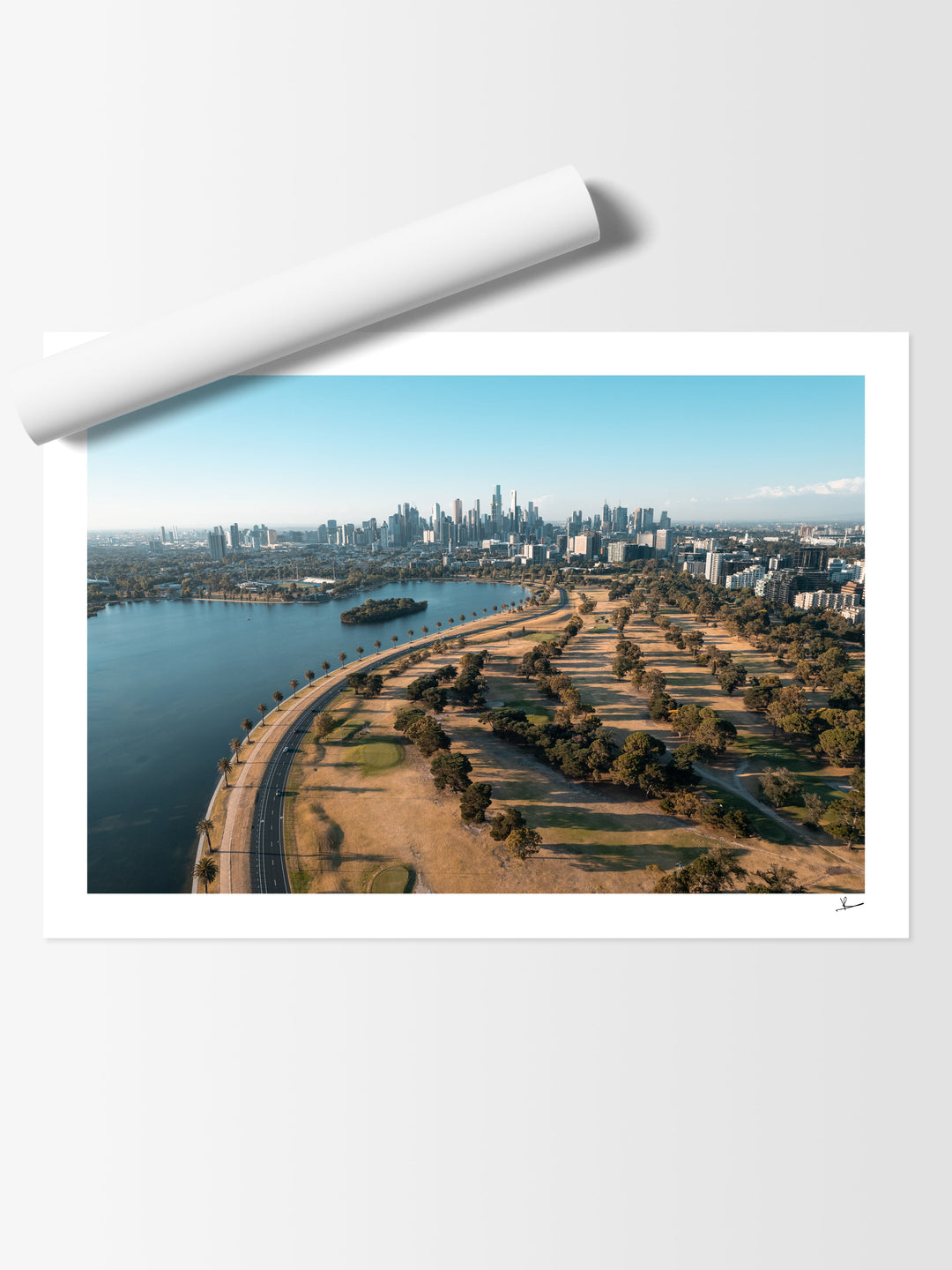 Melbourne Skyline 01 - Australia Unseen - Wall Art Print