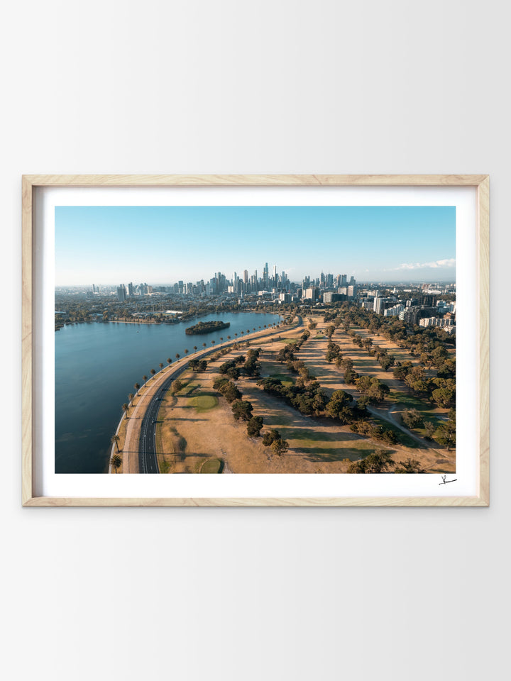 Melbourne Skyline 01 - Wall Art Print - Australia Unseen
