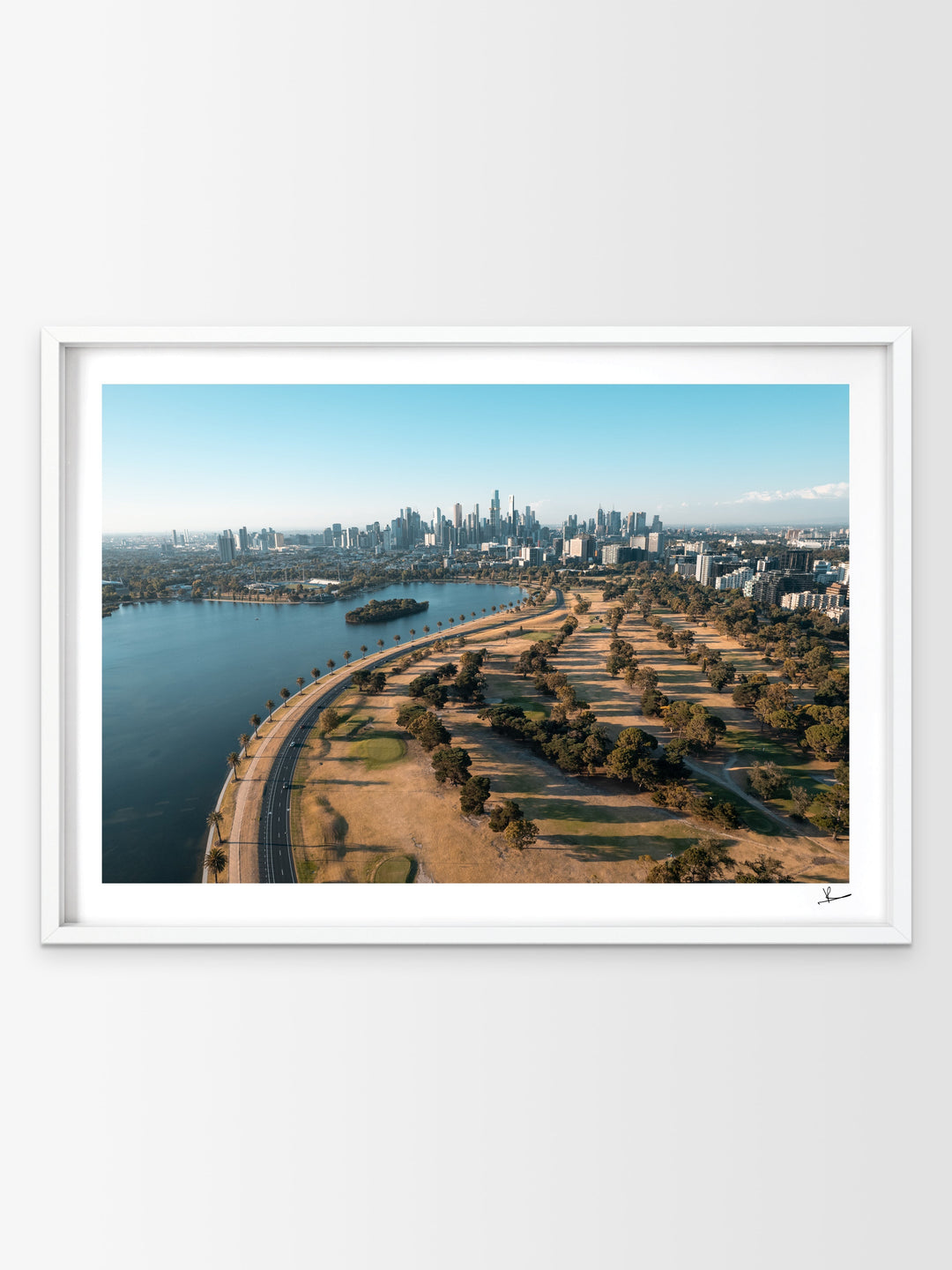 Melbourne Skyline 01 - Wall Art Print - Australia Unseen