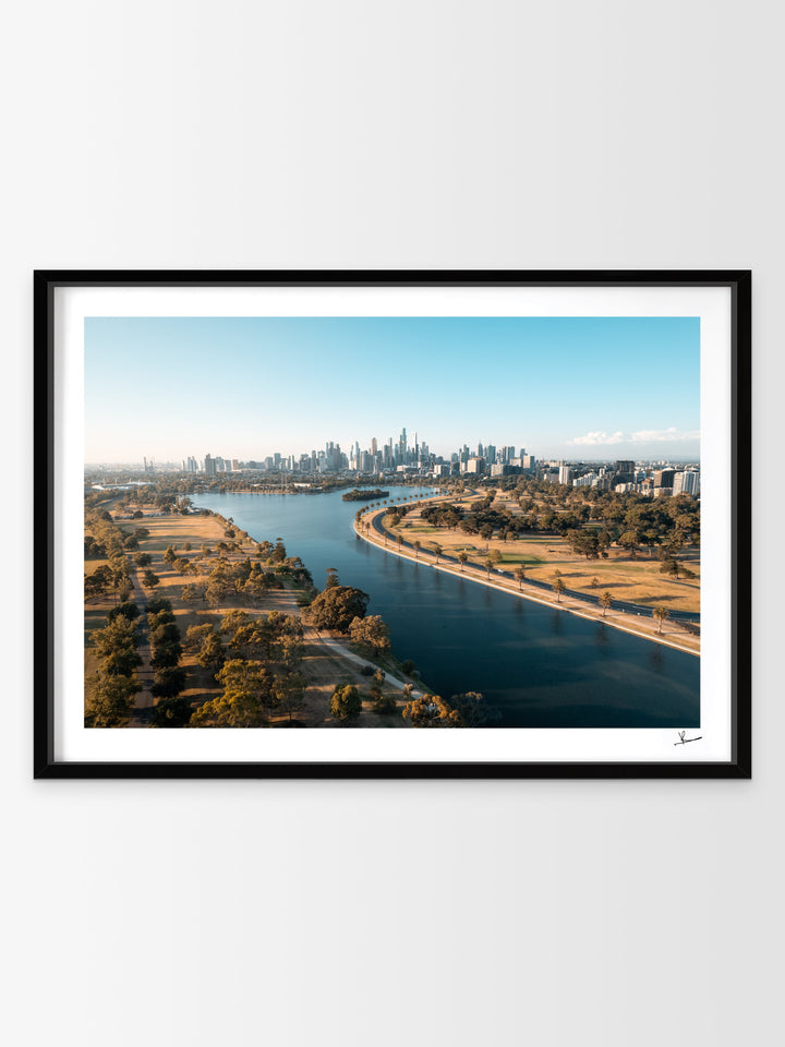 Melbourne Skyline 02 - Australia Unseen - Wall Art Print