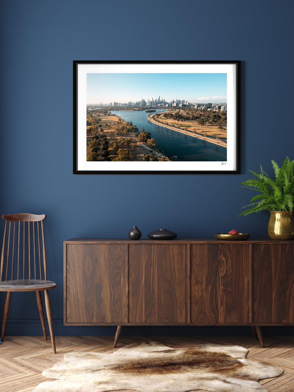 Melbourne Skyline 02 - Wall Art Print - Australia Unseen