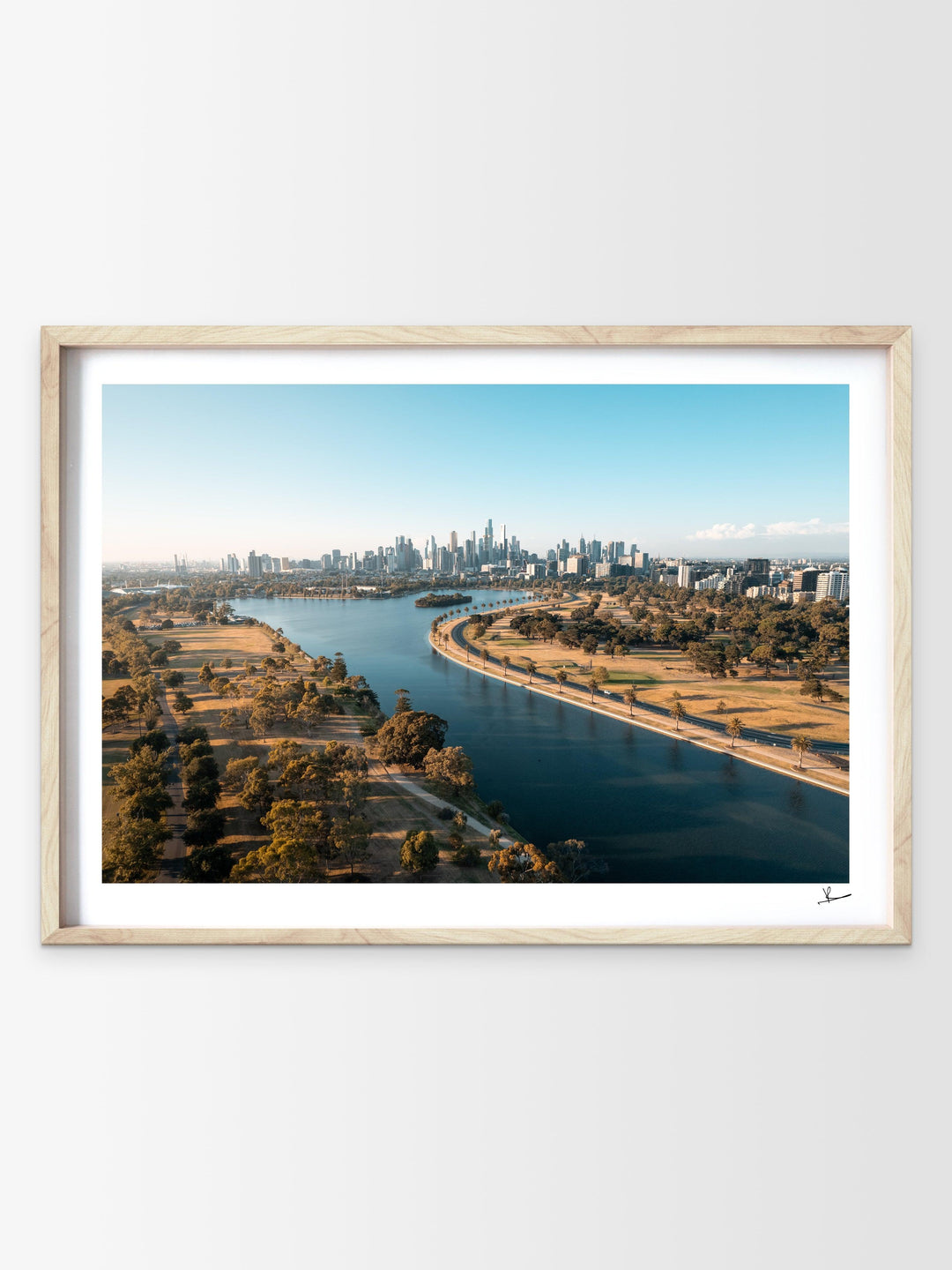 Melbourne Skyline 02 - Wall Art Print - Australia Unseen