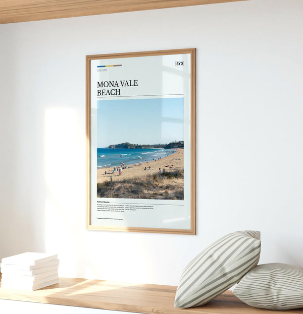 Mona Vale Beach Editorial Poster - Australia Unseen