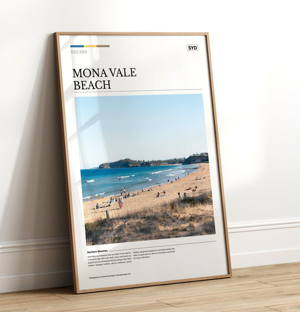 Mona Vale Beach Editorial Poster - Australia Unseen