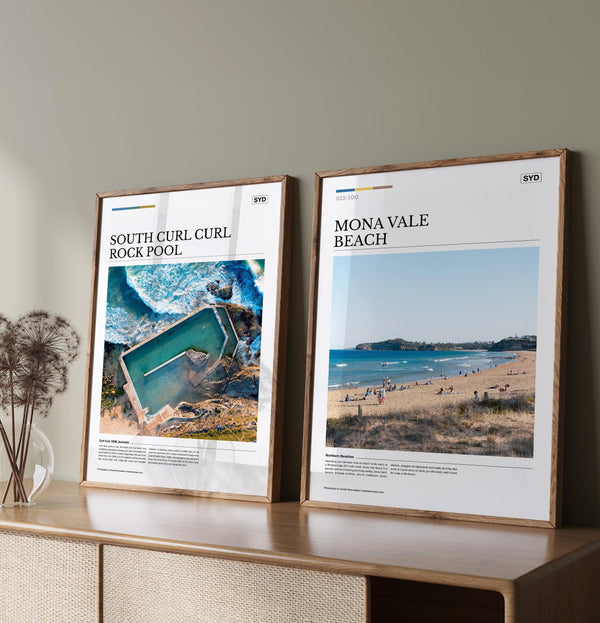 Mona Vale Beach Editorial Poster - Australia Unseen
