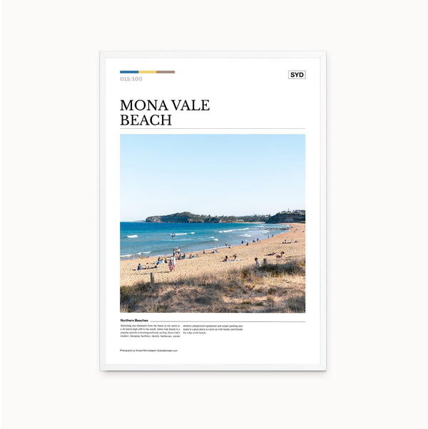 Mona Vale Beach Editorial Poster - Australia Unseen