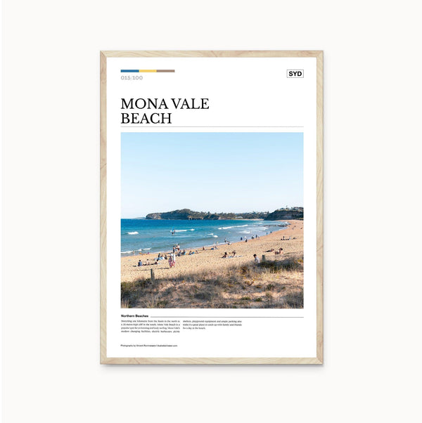 Mona Vale Beach Editorial Poster - Australia Unseen
