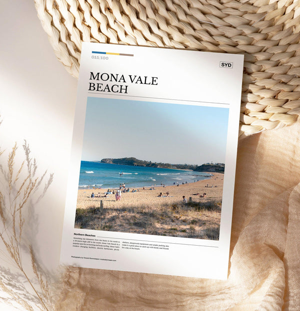 Mona Vale Beach Editorial Poster - Australia Unseen