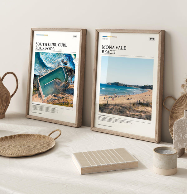 Mona Vale Beach Editorial Poster - Australia Unseen