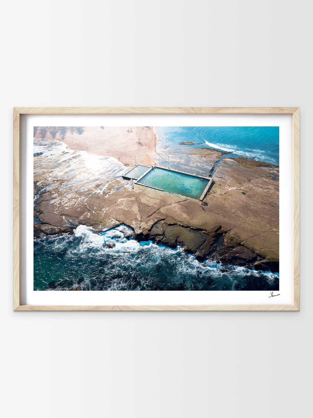 Mona Vale Rock Pool 03 - Wall Art Print - Australia Unseen