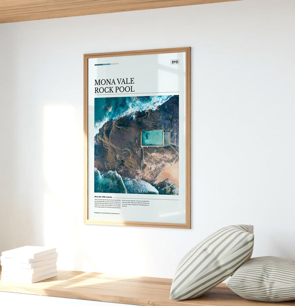 Mona Vale Rock Pool Editorial Poster - Australia Unseen