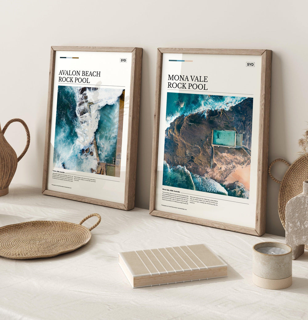 Mona Vale Rock Pool Editorial Poster - Australia Unseen