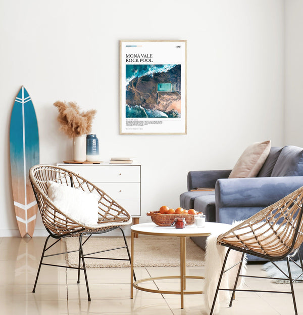 Mona Vale Rock Pool Editorial Poster - Australia Unseen