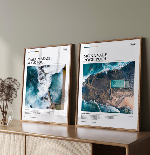 Mona Vale Rock Pool Editorial Poster - Australia Unseen
