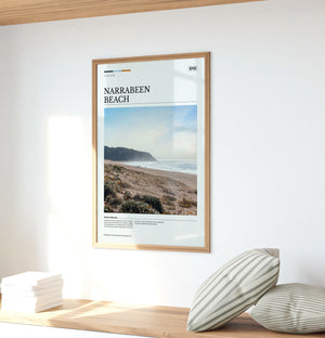Narrabeen Beach Editorial Poster - Australia Unseen