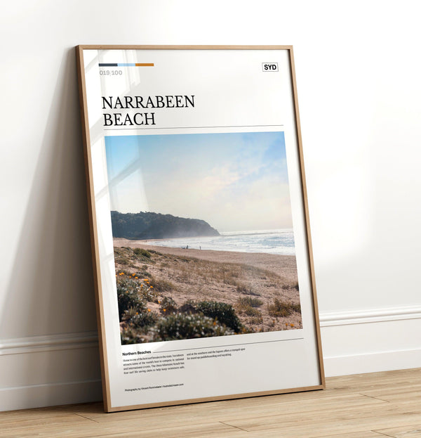Narrabeen Beach Editorial Poster - Australia Unseen