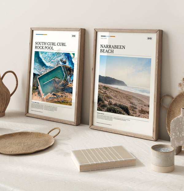 Narrabeen Beach Editorial Poster - Australia Unseen