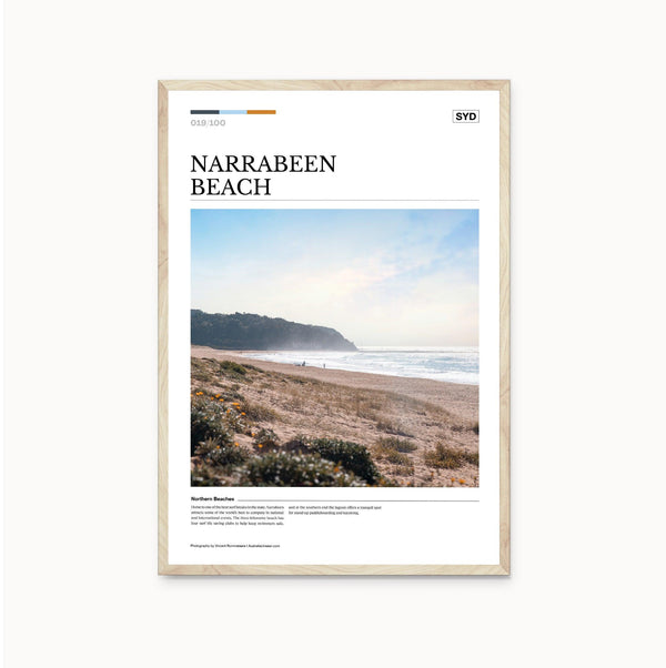 Narrabeen Beach Editorial Poster - Australia Unseen