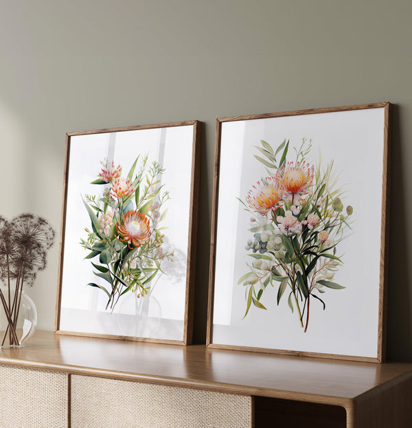 Native Flowers Poster 02 - Australia Unseen